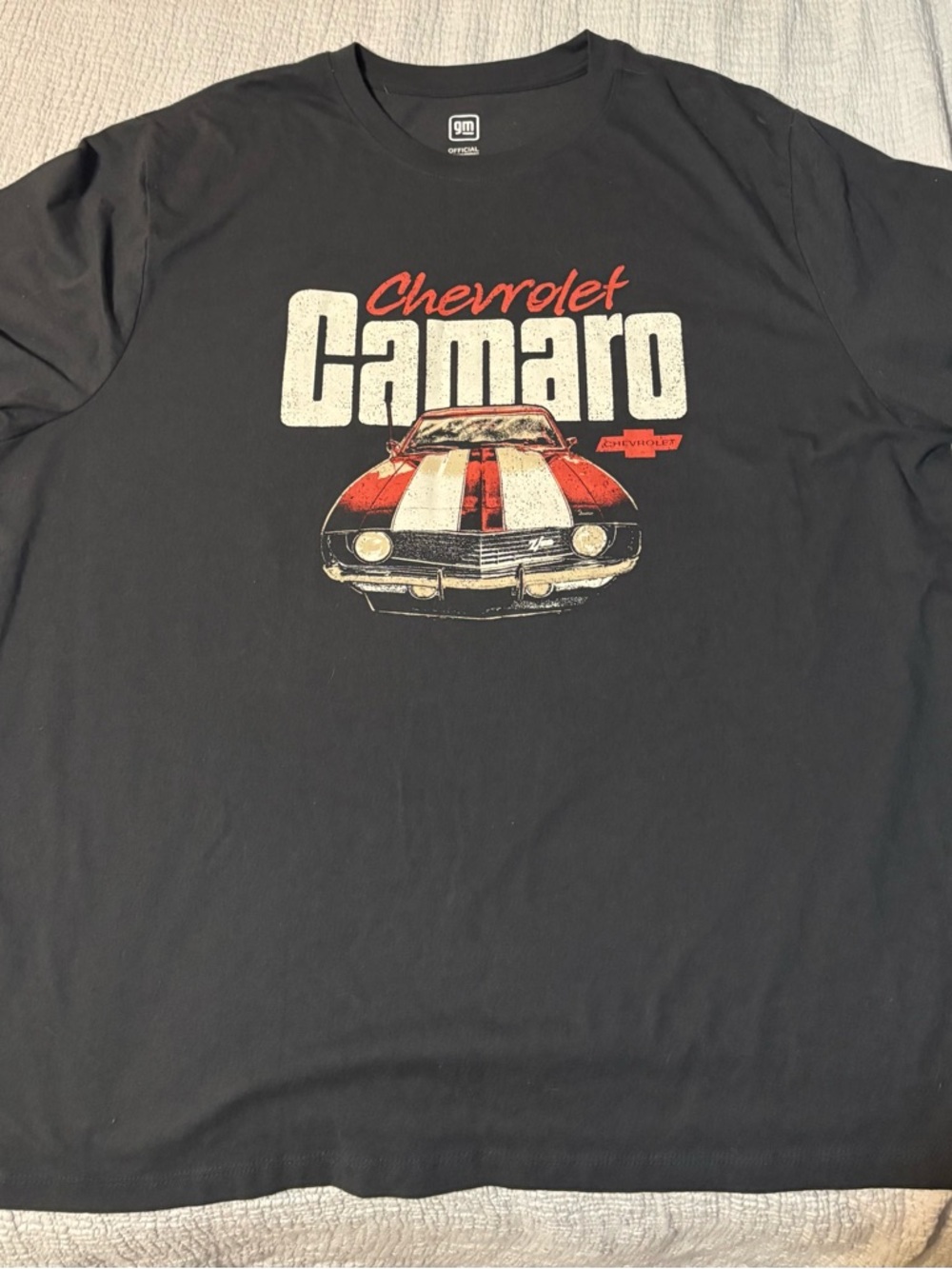 Target Black Chevrolet Camaro Graphic Tee with Red & White Accents